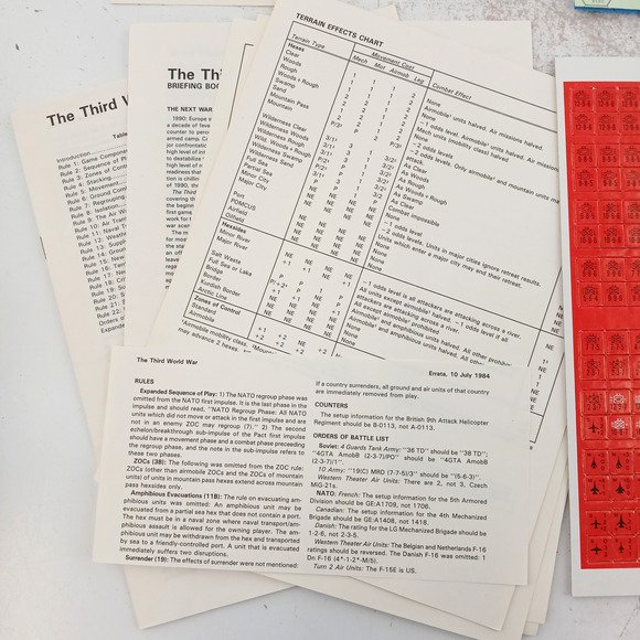 Third World War Battle for Germany GDW 1980 Strategy Game Cold War Theme - Picture 11 of 15